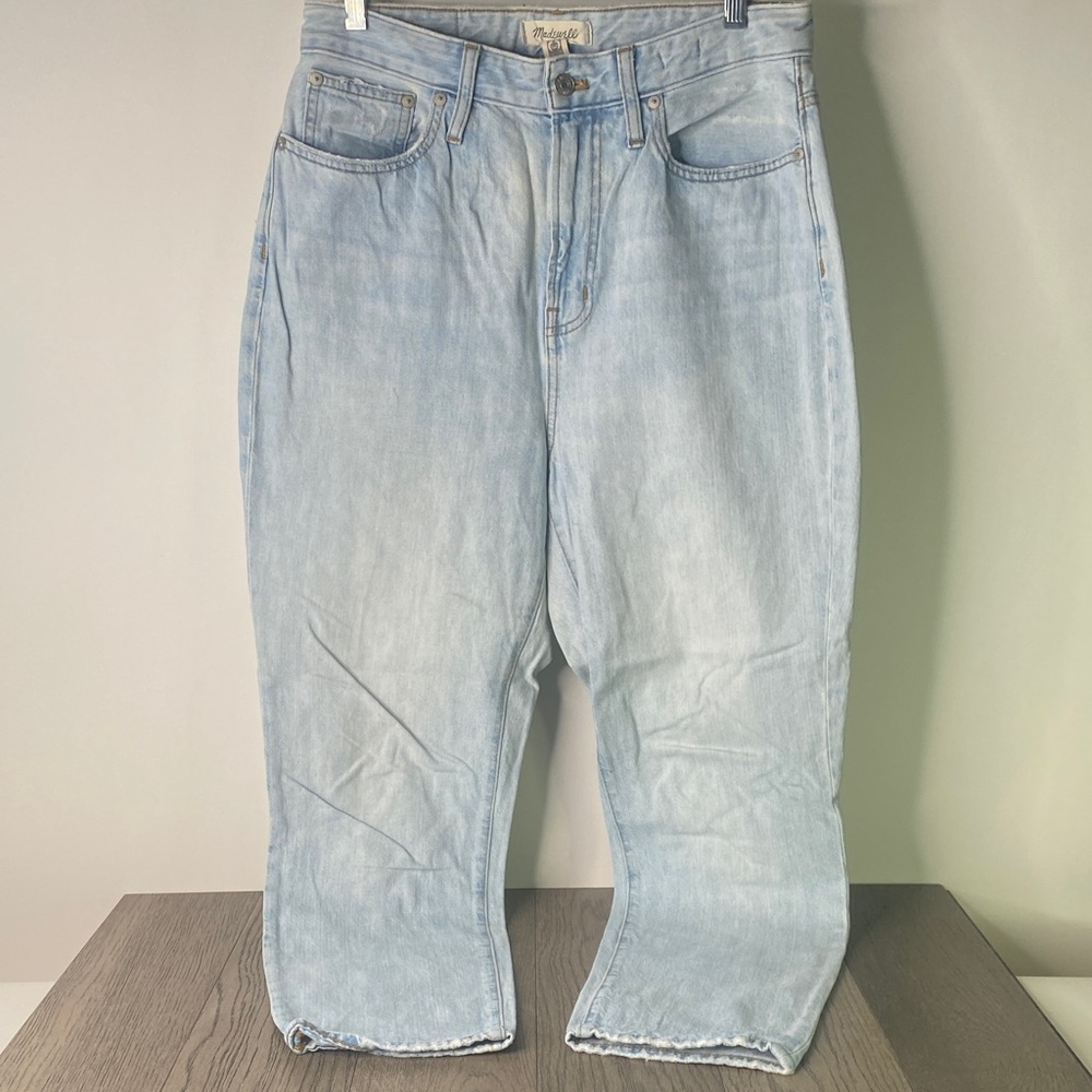 Madewell Light Wash Wide-Leg Jeans Womens Size 29 - 1351